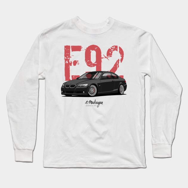 M3 E92 Long Sleeve T-Shirt by Markaryan